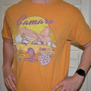 GM Official Chevy Camaro Shirt Mens Size Large Short Sleeve Chevrolet